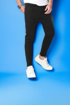 POKHINDA Regular Men Black Jeans