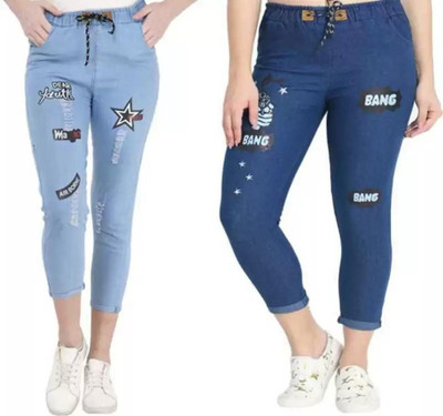HouseOfCommon Regular Women Blue Jeans(Pack of 2)