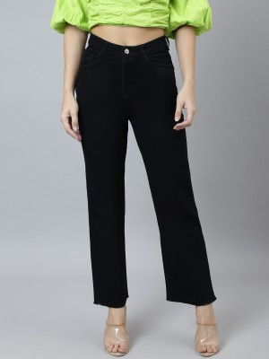 GUTI Flared Women Black Jeans