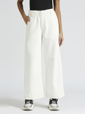 Pepe Jeans Straight Fit Women White Jeans