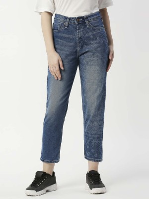 Pepe Jeans Tapered Fit Women Blue Jeans