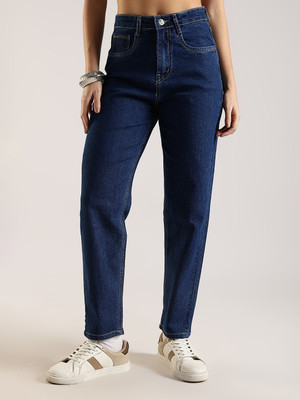 zayla Loose Fit Women Dark Blue Jeans