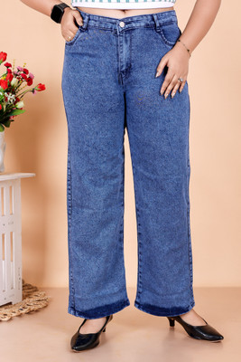 TurningFashion Straight Fit Women Blue Jeans