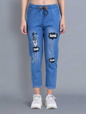 Eliq Regular Girls Dark Blue Jeans