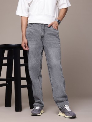 Roadster Straight Fit Men Grey Jeans