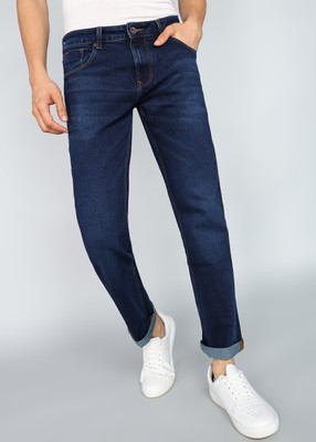 Spykar Straight Fit Men Blue Jeans