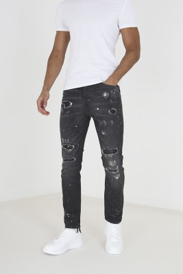 Brave Soul Skinny Men Dark Grey Jeans