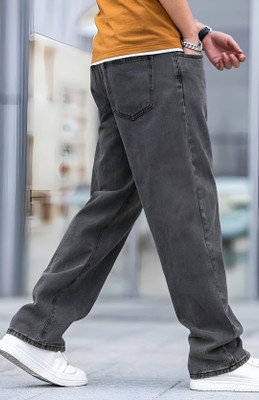 JAAR FASHION Boyfriend Men Grey Jeans