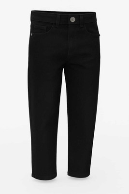 cat look Slim Boys Black Jeans
