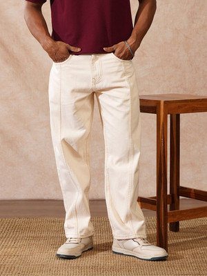 WROGN Regular Men Beige Jeans