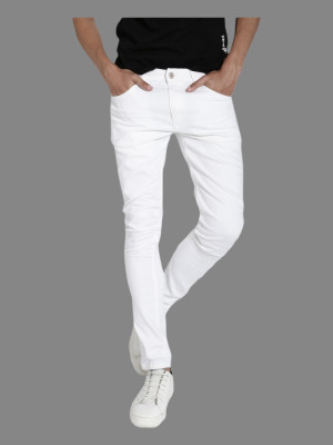Halogen Skinny Men White Jeans