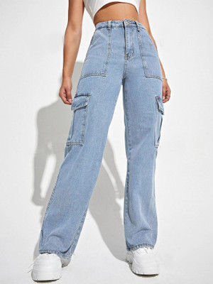 hovac Boot-Leg Women Light Blue Jeans