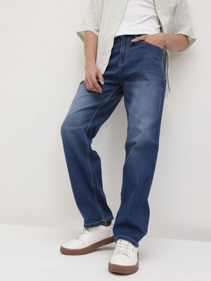 Roadster Straight Fit Men Yellow Jeans