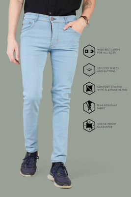 Lzard Regular Men White Jeans