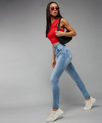 DOLCE CRUDO Slim Women Blue Jeans