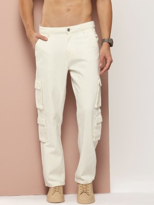 HARVARD Straight Fit Men White Jeans