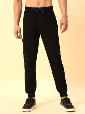STUDIO NEXX Jogger Fit Men Black Jeans
