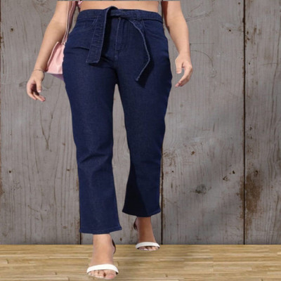 1DAYSTREET Regular Women Dark Blue Jeans