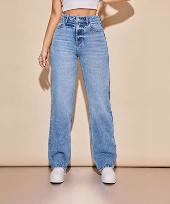 NUCOUTHS Regular Women Light Blue Jeans