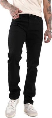 INIVAENE Regular Men Black Jeans