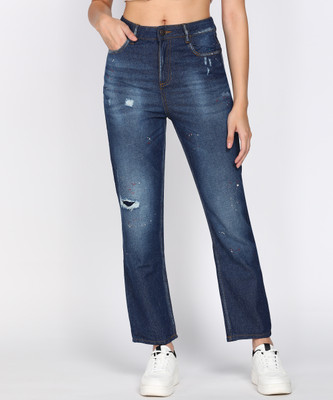 Freehand by The Indian Garage Co. Regular Women Dark Blue Jeans