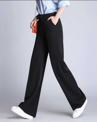 Kidoferia Comfort Fit Women Black Trousers