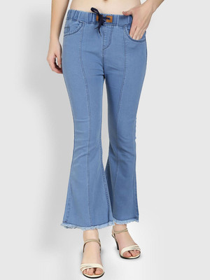 Moda Rapido Boot-Leg Women Blue Jeans