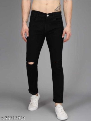 nainane Regular Men Black Jeans