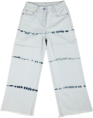 Allen Solly Regular Girls Blue, White Jeans