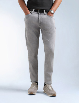 FLYING MACHINE Relaxed Fit Men Grey Jeans