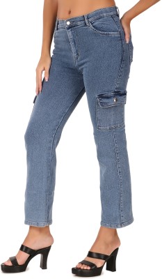 Peekaboo Style Regular Women Light Blue Jeans