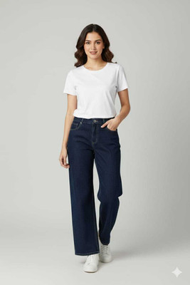 SB FASHION Loose Fit Women Black Jeans