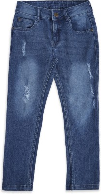 Pantaloons Junior Tapered Fit Boys Blue Jeans