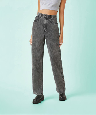 KOTTY Straight Fit Women Grey Jeans