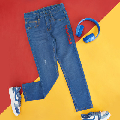 Pantaloons Junior Regular Boys Dark Blue Jeans