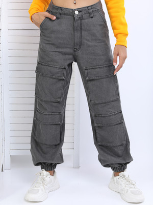 Tokyo Talkies Jogger Fit Women Grey Jeans