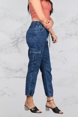 Zobox Jogger Fit Women Blue Jeans