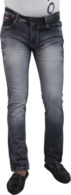 HIBOK Regular Men Dark Blue Jeans