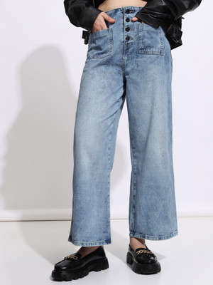 Tokyo Talkies Straight Fit Women Light Blue Jeans
