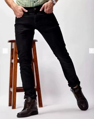 Misony Slim Men Black Jeans