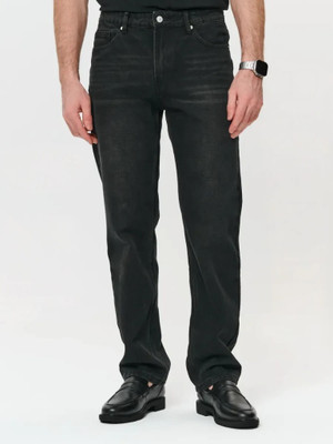 dolsia Relaxed Fit Men Black Jeans