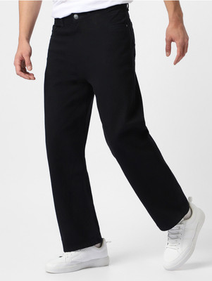 Zaba Denim Relaxed Fit Men Black Jeans