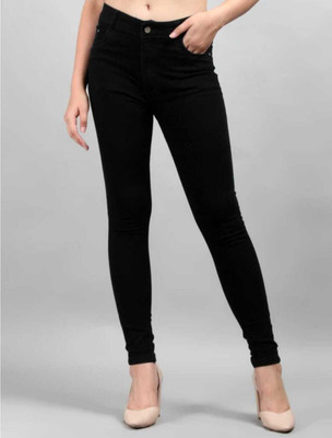 Creatywitty Skinny Women Black Jeans