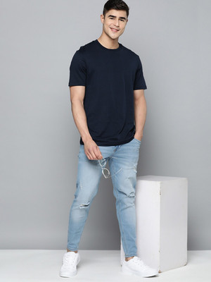 Mast & Harbour Tapered Fit Men Blue Jeans