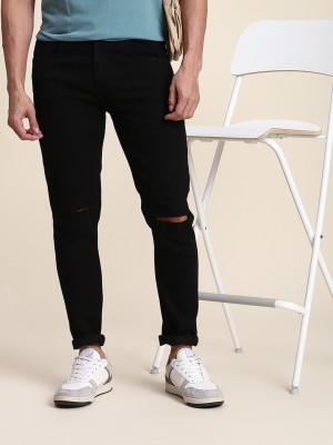 Dennis Lingo Slim Men Black Jeans