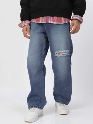 Urbano Fashion Loose Fit Men Blue Jeans