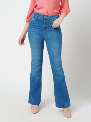 Kraus Jeans Flared Women Blue Jeans