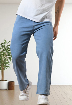 Fader Loose Fit Men Light Blue Jeans