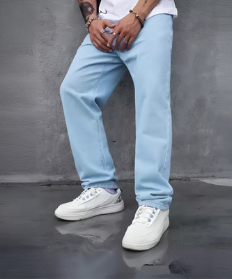 Nalaka Loose Fit Men Light Blue Jeans