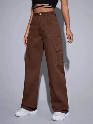 Shubh Fashionn Regular Women Brown Jeans